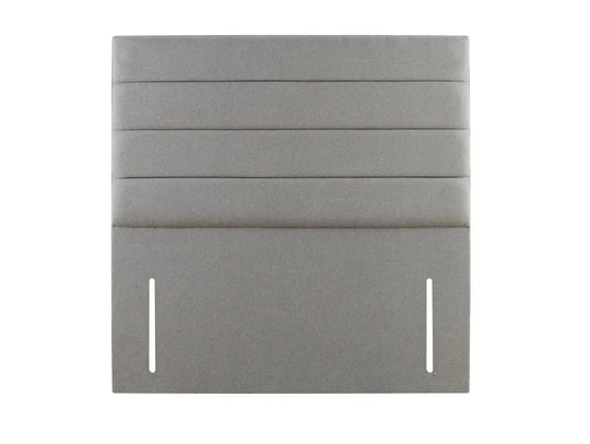 Striped Floorstanding Fabric Headboard