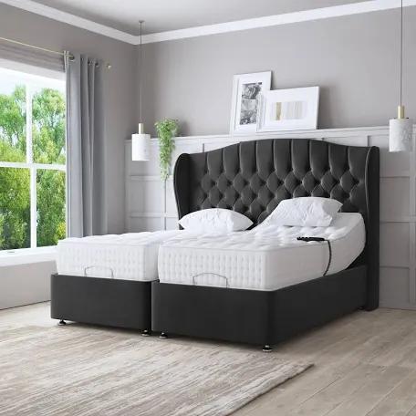 Luxury Wingback Adjustable Bed