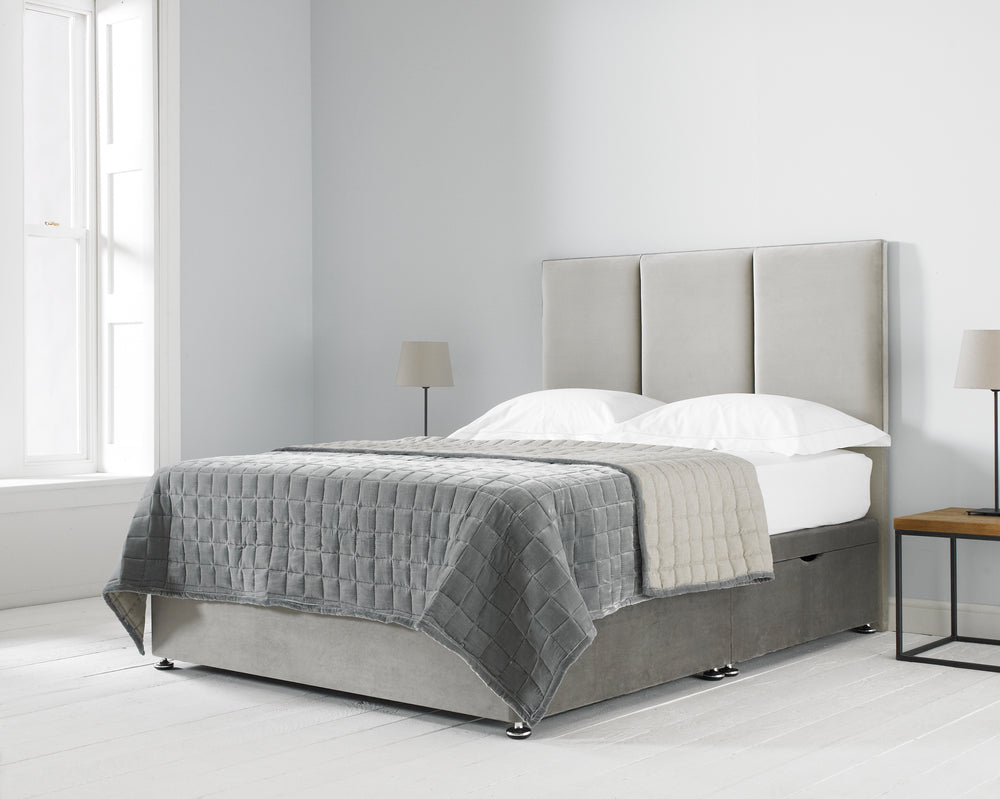 3 Panel Divan Ottoman Bed With Headboard