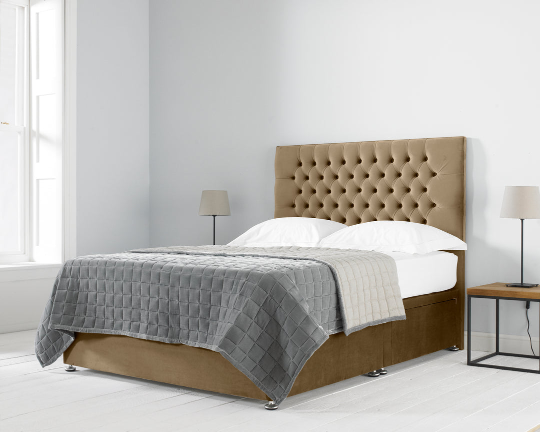 Chesterfield Divan Ottoman Bed With Headboard