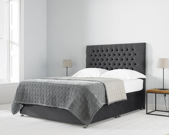 Chesterfield Divan Drawer Bed with Headboard