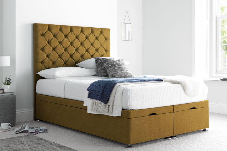 Chesterfield Divan Ottoman Bed With Headboard