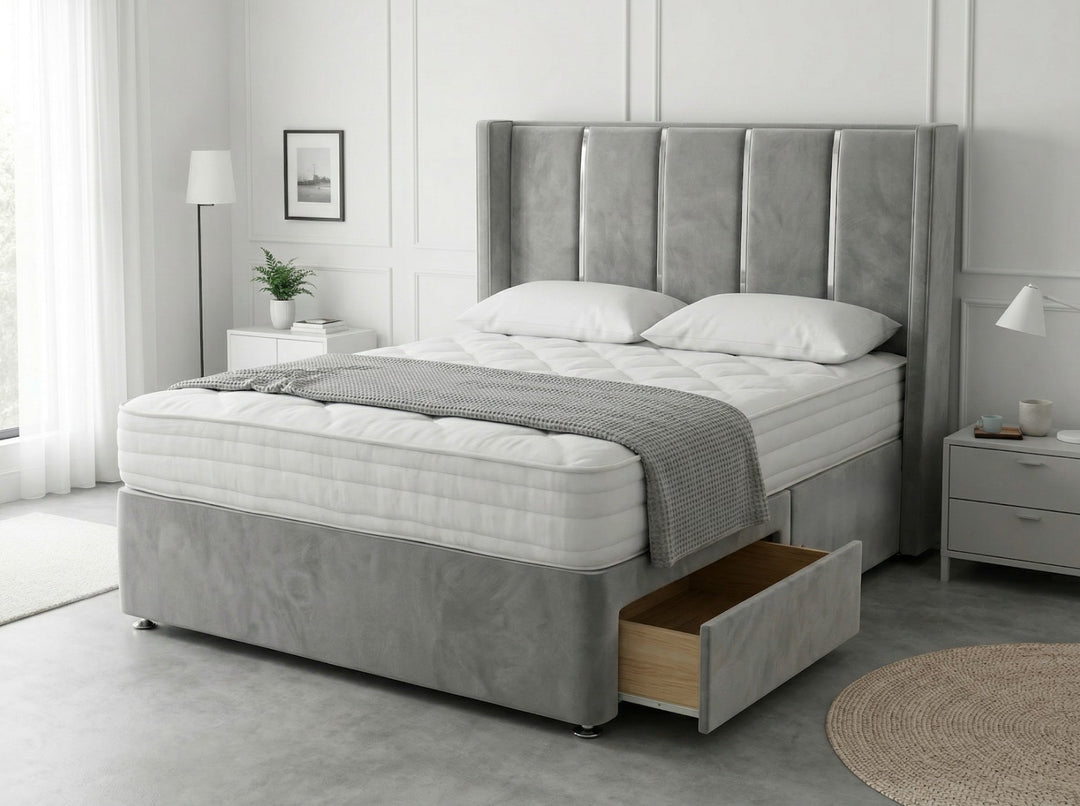Hampton Wingback Divan Bed