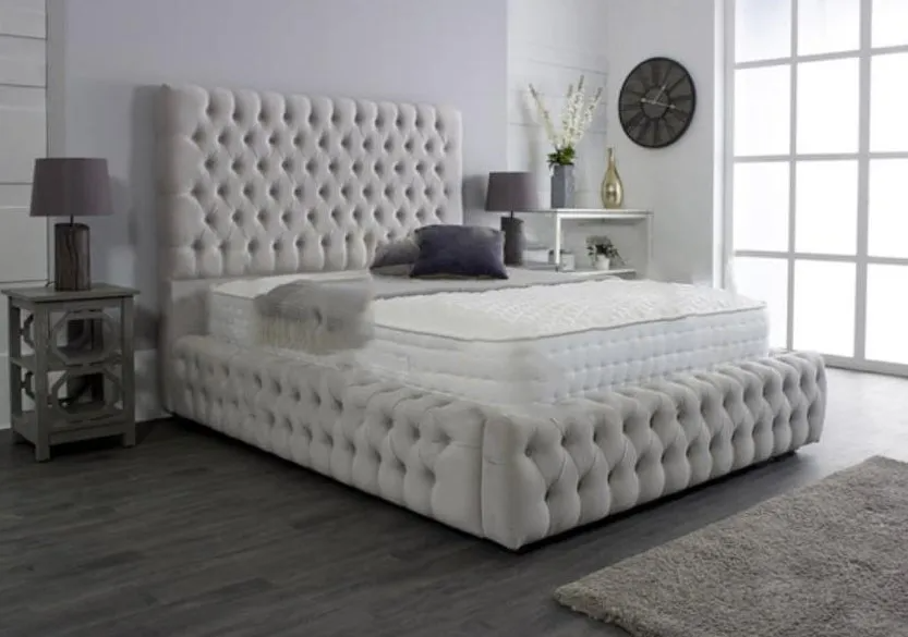 Ambassador Chesterfield Ottoman Bed Frame - Gas Lift Storage Options ...