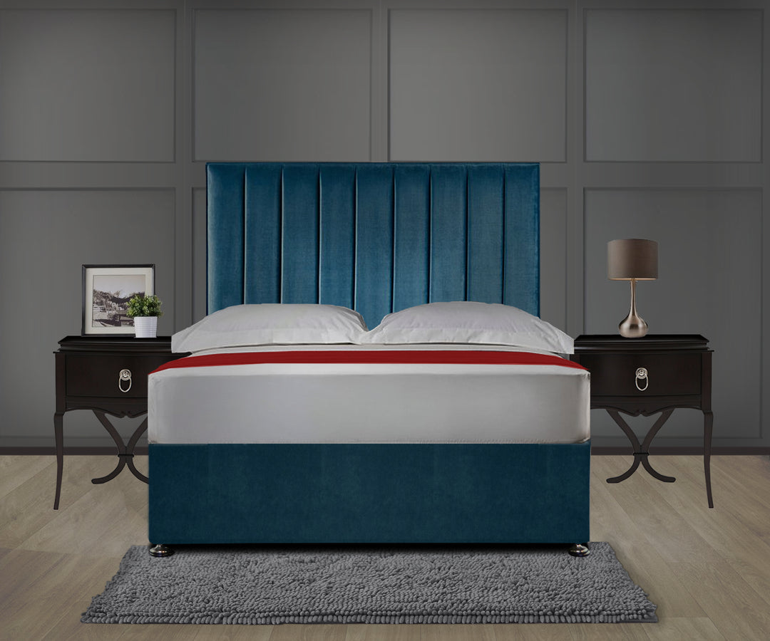 Linear Divan Drawer Bed with Headboard