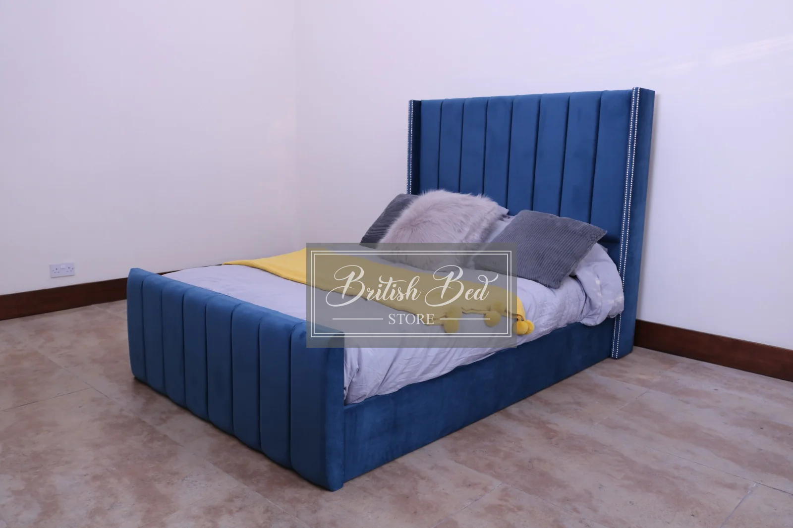 Falcon Wingback Ottoman Bed British Bed Store